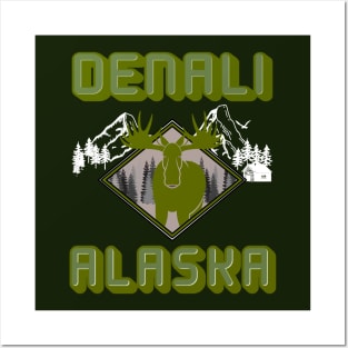 Denali, Alaska Posters and Art